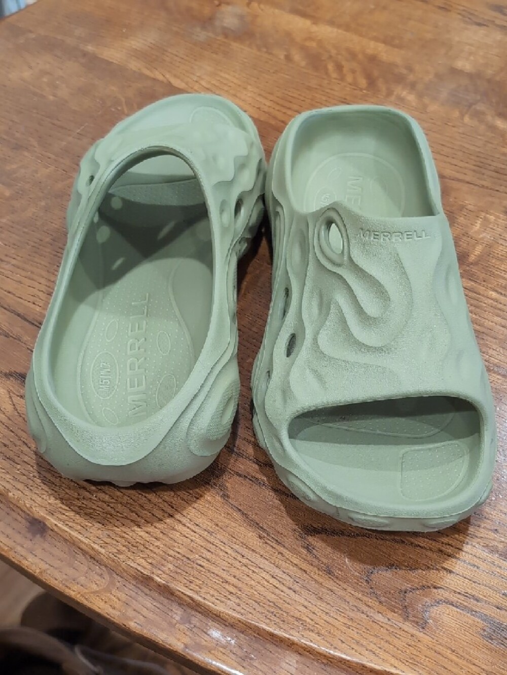 Merrell Hydro  Slide 2  Olive Green Men's 5 / Women's 7 - Picture 2 of 5